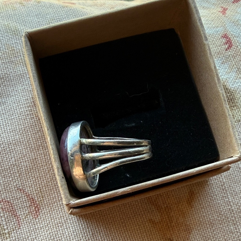 Pink Sterling Ring - Picture 2 of 5